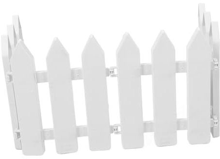 Hemobllo Panneau De Clôture Portable Bordure De Jardin Clôture Décorative Construction en PVC pour Cours Et Pelouses