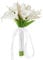 LICHENGTAI Hand Bouquet Calla Bridal Bouquets Silk Tulip Timeless Wedding Style Multi-Regional Appeal Bridal Bouquets | Silk Calla Finesse | Wedding Bouquets | 16 | Chic Western Wedding Accents