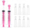 8 PCS Lip Gloss Tubes, 10 Ml Clear Mini Lip Balm, Girls Lip Balm, Refillable Empty Tubes Clear Cosmetic Containers Soft Tube, Lip Balm Tubes Empty for Women Girls DIY Lip Gloss