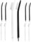 GRIRIW 10pcs Small Cleaning Brush for Juicers Air Fryers and Water Bottles Nylon Bristles for Deep Cleaning Kitchen Appliances Compact Design