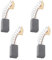 EMSea 2 Paires de Balais de Charbon à Ressort de Moteur 6,4x7,4x12mm Numéro de Pièce 633821 Convient pour Le Broyeur à Marteau Perforateur SDS Plus 850 W Remplacement des Balais de Charbon