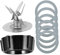 FONDOTIN Juego De Accesorios Para Base De Cuchillas Repuesto De Exprimidor De Compatible