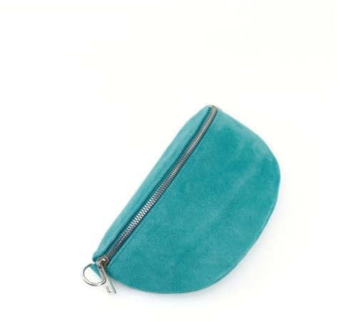 Ladies Girls Fashion Suede Effect Leather Bum/Waist Bag, Women's Sling Bag (Turquiose)