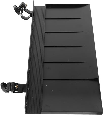 Plastic Easel Tray Attachment Black for Painting Easels | Detachable Shelf with Raised Edges, Wear-resistant Storage, Removable Design, Suitable for Paints and Brushes