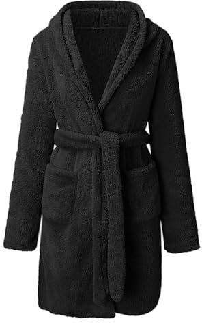Celanisai Accappatoio da uomo in spugna senza cappuccio vestaglia corta da uomo in cotone leggero cappotto da sauna in flanella, morbido accappatoio da viaggio in pile, grandi dimensioni