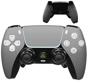 OG Pro Headshot FPS Controller with 4 Remappable Back Paddles, TMR Analog Stick, Clicky Digital Triggers, Performance Grip. Compatible with PS5, PC, Mobile - Grey