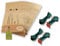eVendix Filterset kompatibel mit Vorwerk Kobold VK 118, 119, 120, 121, 122: 20 Staubsaugerbeutel ähnlich FP118-122 + 2 Rundbürsten ET 340, EB 350, EB 351 (2 Paar)