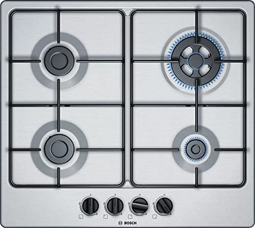 Bosch - Piano cottura a gas PGH6B5B80 Finitura acciaio inox da 60cm