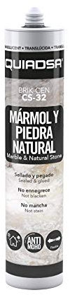 Quiadsa 52501890 Silicona Especial Mármol y Piedra Natural, 300 ml