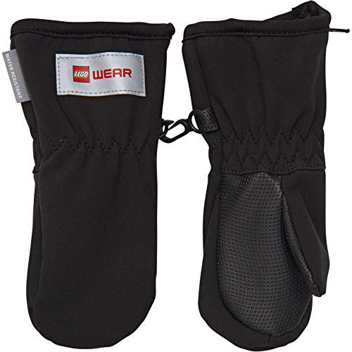 LEGO Wear Jungen Fäustlinge duplo UNISEX ANDREW 704 20522, Gr. 3 (Herstellergröße: 86/92), Schwarz (Black 995)