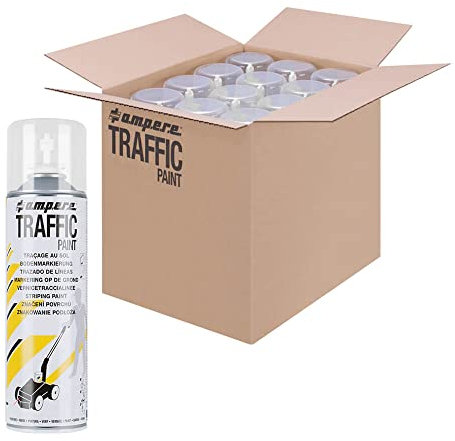 A.M.P.E.R.E. 12 Dosen Bodenmarkiey85rungsfarbe AMPEdAFFIC PAINT, Farbe: weiß, Art.-Nr. 6301vd8901001 | 1| 2| 3