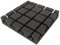 Akustikpur Akustikschaumstoff High End (B-Ware) Absorber SELBSTKLEBEND - Schalldämmmatten zur effektiven Akustik Dämmung, ca. 40 cm x 40 cm x 8 cm