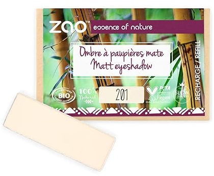 ZAO essence of nature Augenschatten Matt Pulver Ivory Nr.201 Refill Nachfüllpackung