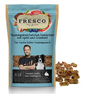 Fresco Dog Martin Rütter Trainingsknöchelchen Kaninchen mit Apfel und Grünkohl