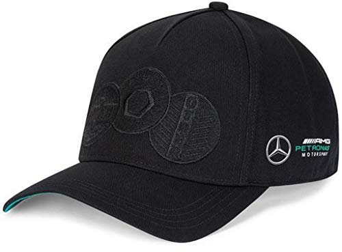 Fuel For Fans Mercedes-AMG Petronas F1 Badge Hat Driven by Each Other, Schwarz