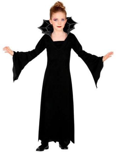 W WIDMANN MILANO Party Fashion - Kinderkostüm Vampir, Kleid, Gothic, Blutsauger, Halloween Verkleidung