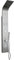 Ogomondo Pannello Colonna Doccia Joy Acciaio Inox 3 Getti Idro e Cascata H150xL20xP44 Ugelli Anticalcare