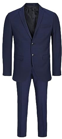 JACK & JONES Single Breasted Blazer and Tailored Trousers JPRSOLARIS Super Slim Fit Suit