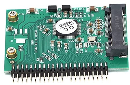 Dpofirs MSATA SSD zu 3,3 V 1,8 Zoll 44pin IDE SSD Adapter, Konverter für Laptop