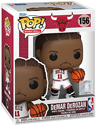 Funko POP! NBA: Chicago Bulls - DeMar DeRozan | Offizieller Fanartikel und Merch - Vinyl Sammelfigur als Regal Deko - Geschenkidee zum Geburtstag für Fans und Sammler