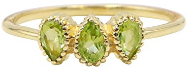 Peridot Ring, Silberring, Minimalistischer Ring, Peridot Ring Gold, August Birthstone Ring, Promise Ring, Silber Handgefertigter Ring, Ring für Sie, Edelstein, Gold, Metall, Silber, Sterlingsilber,