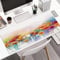 Verlängert Gaming Mouse Pad, Großes XL Mauspad (80x40 cm),Aquarell Blume, Gerbera Bouquet Texturierte Artisan Blütenstand Morph New Pai,Geringe Reibung Verfolgung Oberfläche und Rutschfester Rückseite