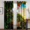 Vorhänge Kinderzimmer Junge 3D Dschungel Tier Tiger Papagei Vorhänge Jungen Kinder Mädchen 200x214 Cm Vorhänge Blickdicht Dekor Schlafzimmer, Verdunkelungs Fenster Vorhang Panels, Gardinen Mit Ösen