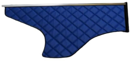 KRAM-TRUCK Ablage armaturenbrett, gesteppt, Bestickt, Autoablage, LKW-Cockpit-Abdeckung Auto armaturenbrett, kompatibel mit DAF XG XG+ XF AB 2022, verschleißfest, amaturenbrett (BLAU)