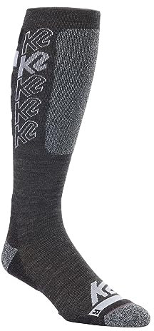 K2 Snow Unisex – Erwachsene Skisocken Chain Logo Sock, Black, 20H1303