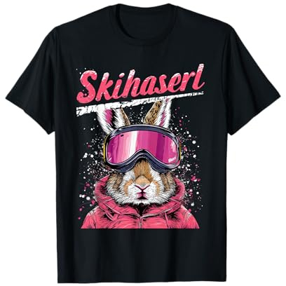 Skihaserl Apres Ski Haserl Skifahrer Winter Damen T-Shirt