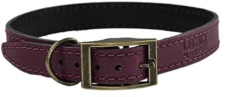 Legacy Legacy Leather Dog Collar Merlot XX Large