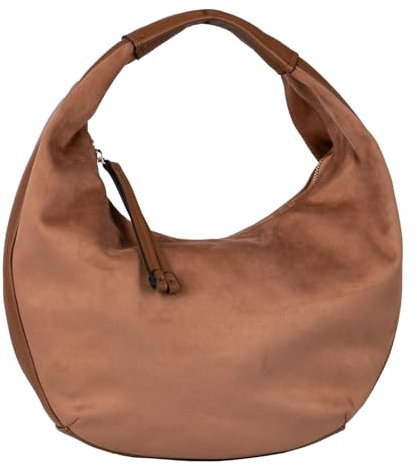 Gabor bags Jany Damen Hobo Bag Schultertasche Mittelgroß Cognac Braun