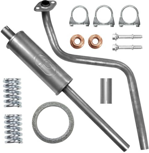 Polmo Auspuff Mitteltopf für Toyota Yaris 1 I P1 2003-09/2005 1.0