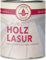 Bamberger Farbwerke Holzlasur Matt für Innen & Außen, wetterfest, Holzschutz (Silbergrau, 10L)