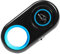 REFLEX CAMERA Telecomando Bluetooth senza fili per otturatore da 9,1 m, compatibile con iPhone, iOS e Android, telecomando Bluetooth ideale per selfie e fotografi di telefoni cellulari, blu