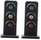 Tofficu 2St modellbahn Lichter signalpfeife signalleuchte Modellbahnbeleuchtung verkleidung Sand Tischdeko Lampe Eisenbahn leichtes Modell Zuganlage Lichtmodell Mikro-Landschaftslampe Abs