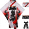HSJZBQSM Chainsaw Man Cosplay Costume Pink Uniform Set Makima Cosplay With Wig Halloween Party Set (Suit, XXL)