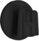 4R Quattroerre.it 1739 Clip per Telepedaggio Sistema di Fissaggio Removibile, Round, 2 pezzi, 3 cm, Nero