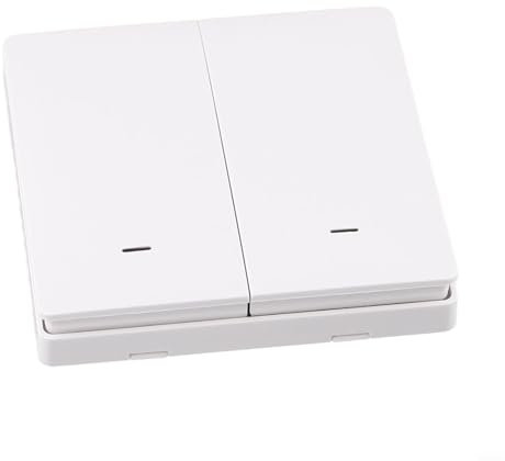 Yuanpgky For Zigbee 3.0 Smart Scene Switch, Wireless Battery-Powered, Wall-Mounted Push Button Controller, Compatible with for Tuya Smart-Life App(1gang)