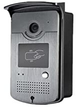 Trådlös videodörrklockakamera, Video Intercom System Trådlös dörrklocka Tuya IP Video Dörrtelefon for Hem Lägenhet Pekskärm RFID-kort Fjärrupplåsning för hemsäkerhet(UCYBO-701AHDCAM)