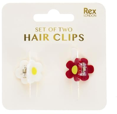 Mini hair claw clips (set of 2) - Flowers