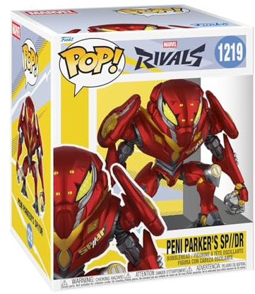 Funko POP! Super: Marvel - Peni Parker's SP//DR | Official Merch - Collectable Vinyl Figurine for Shelf Display - Birthday Gift Idea for Fans and Collectors