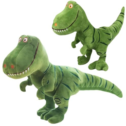 JhavexToy Dinosaurier Kuscheltier,40cm Dinosaurier Plüschtier,Dino Kuscheltier, Tyrannosaurus Plüsch Cuddle Toys Stofftier Plüschtier Kuscheltier Figur Weihnachten Neujahr Geschenke für Kinde