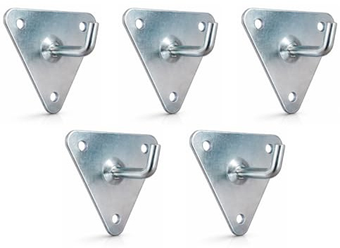 FERPASA - Support d'extincteur CO₂ - Lot de 5 supports métalliques pour extincteurs de CO2, montage mural, idéal pour la maison et le bureau (sac, 5)