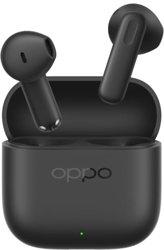 OPPO Enco Buds3 Auriculares Inalámbricos True Wireless, 48H Playback, 12.4mm Dynamic Driver, 3D Spatial Sound, Slate Black