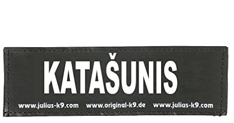 Julius-K9 Original Interchangeable Patch, Small, Black, Katašunis