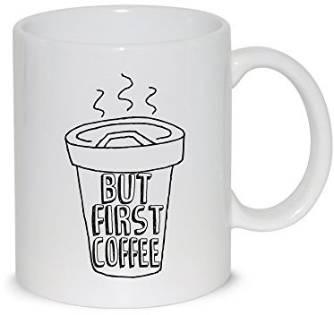 Tazza Mug But First Coffee - Tazza in Ceramica Thè/Latte - Idea Regalo