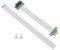 Pxyelec Flexible PCI Express 1x Riser Card Extender Cable for PC