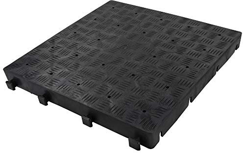 Easy Floor Vorzeltboden 50x50x5 cm 4 Stück (1m²) - Campingboden - Zeltboden - Bodenplatten aus Kunststoff