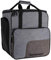 BRUBAKER Super Performance Skischuhtasche - Komfort Helmtasche Rucksack mit Schuhfach - Grau meliert Schwarz